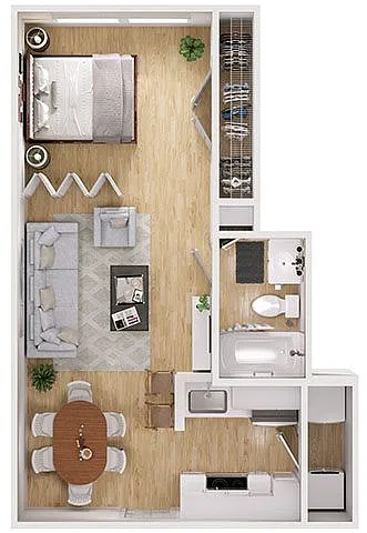 Floor plan E1A-D