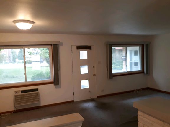 living room and front door