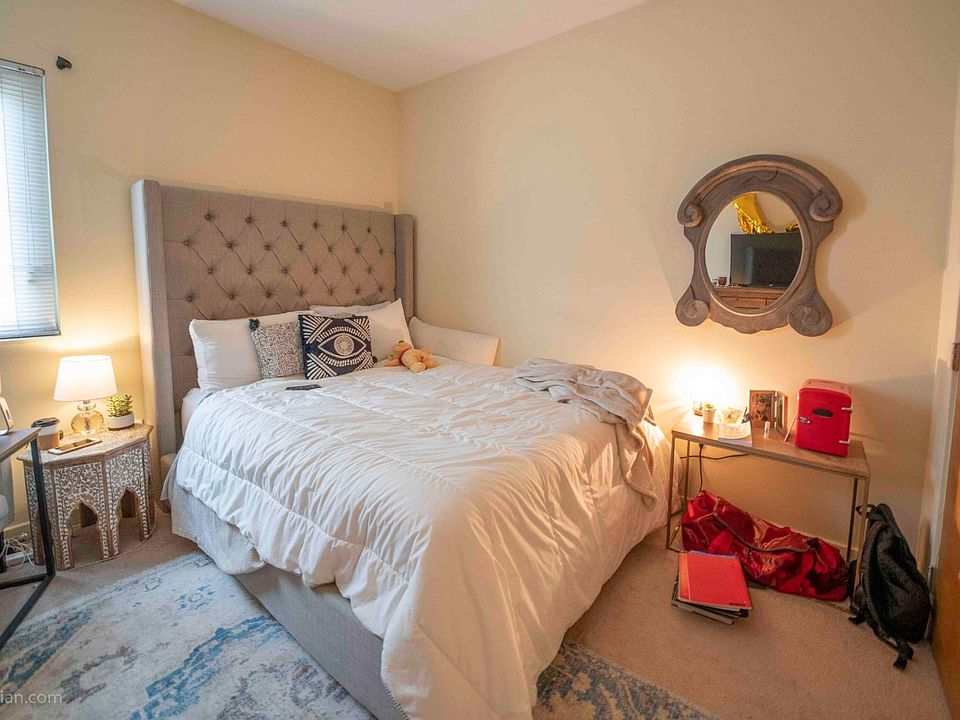 Smaller upstairs bedroom with private bath