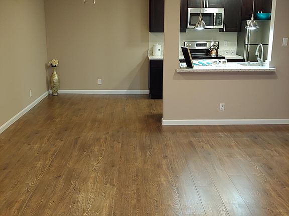 Dining area and kitchen. Taken from living room.