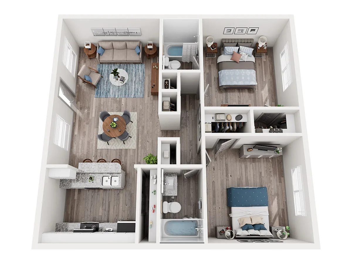 Floor plan B1