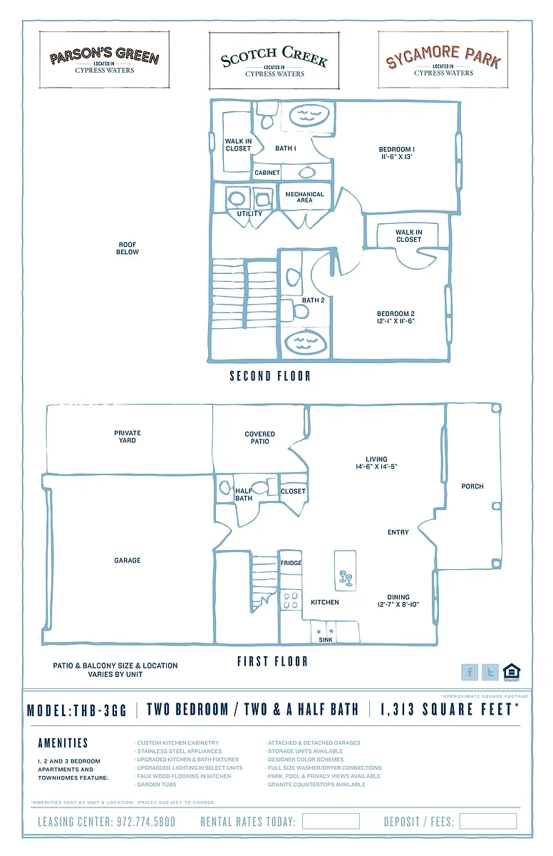 Floor plan THB-3GB