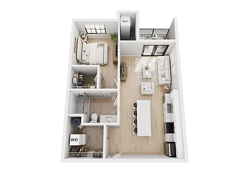 Floor plan 1B