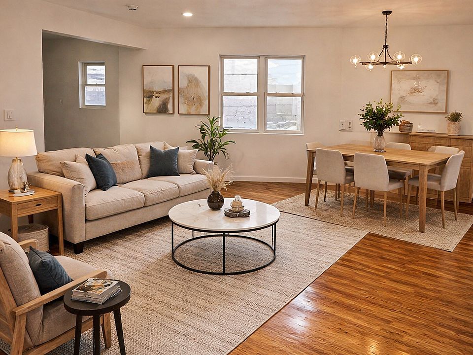 Living room with furniture.