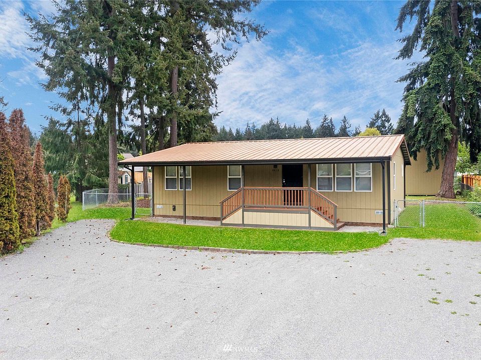 Ample parking with room for a RV or boat.