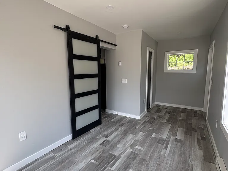 Living area - huge windows and tons of sunlight!