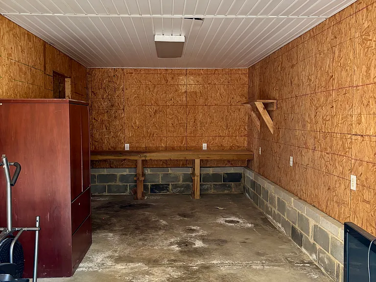 Storage room off garage 10x24