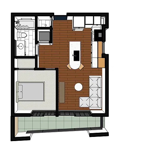 Floor plan A1