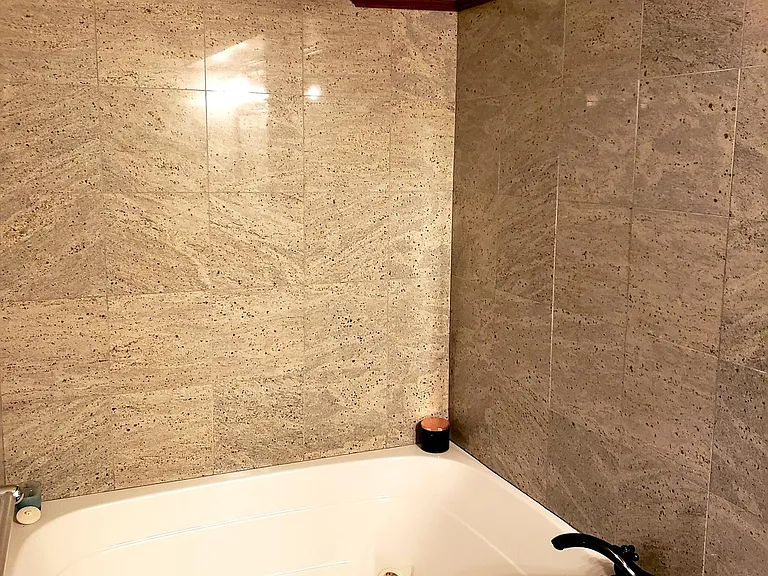 Master Bath With Jetted Jacuzi Tub