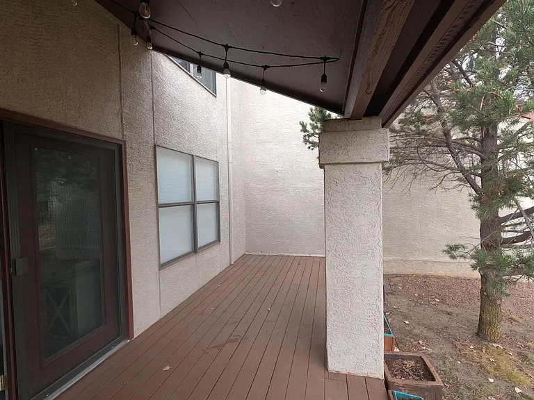 Partially Covered Deck