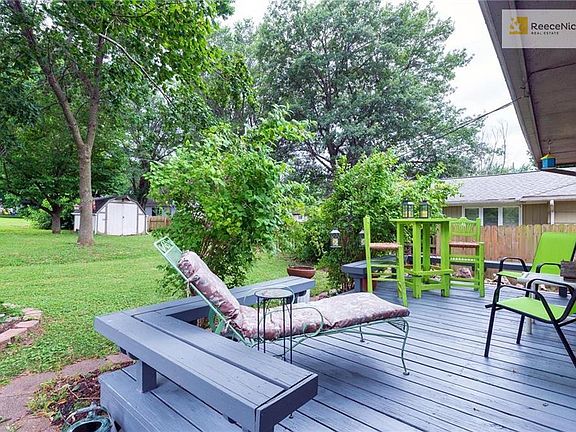 Cozy deck for lounging or entertaining