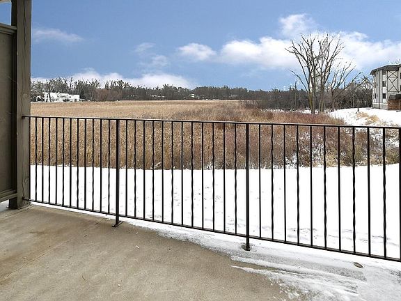 Have you morning coffee from this east face patio overlooking Medicine Lake Wetlands.
