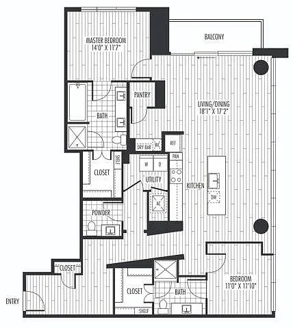 Floor plan B3