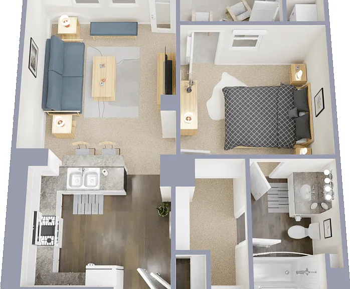 Plan B Floorplan Diagram