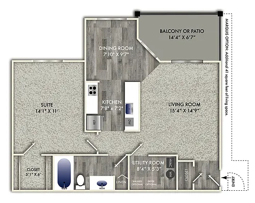 Floor plan Gorham