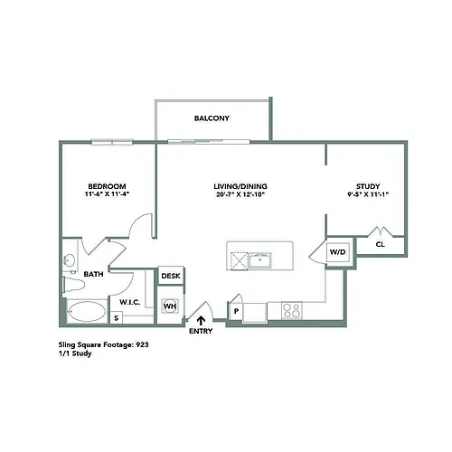 Floor plan Sling