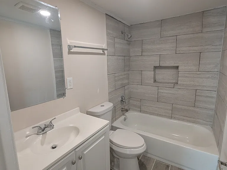 Renovated- bathroom