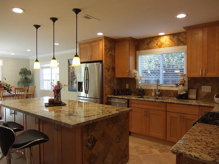 spacious kitchen
