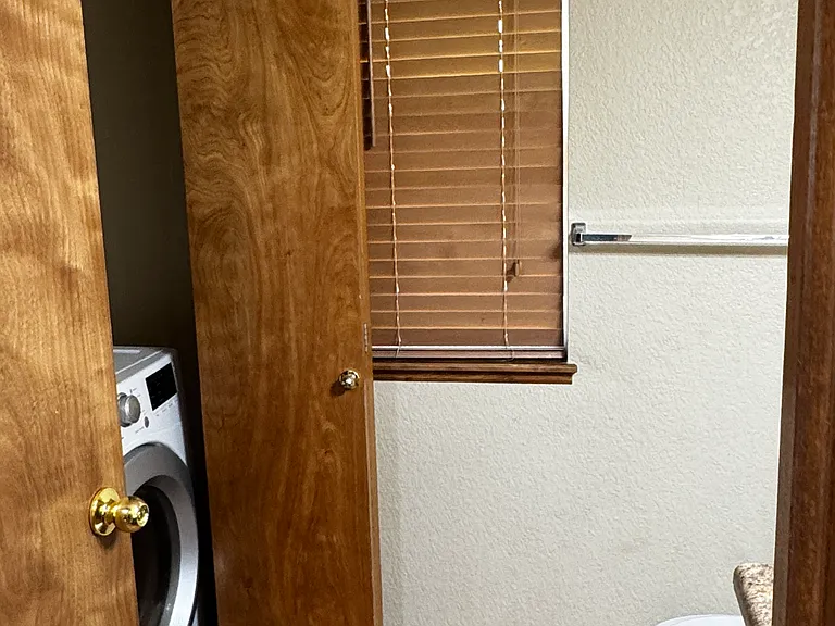 Main level half bath and laundry