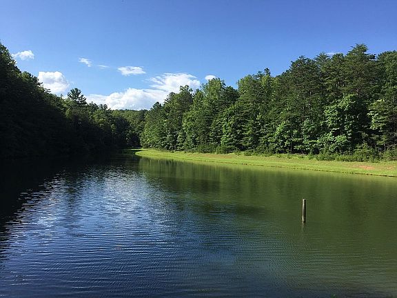 Looking across the pond. 