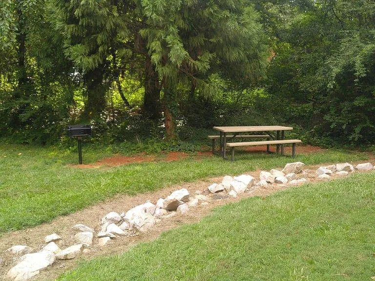 BBQ and Picnic Table