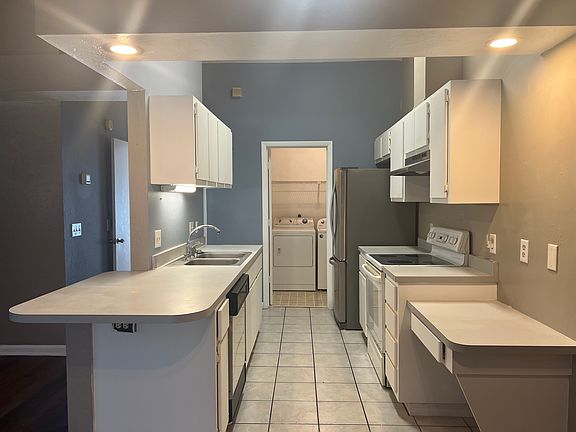 Kitchen and laundry room