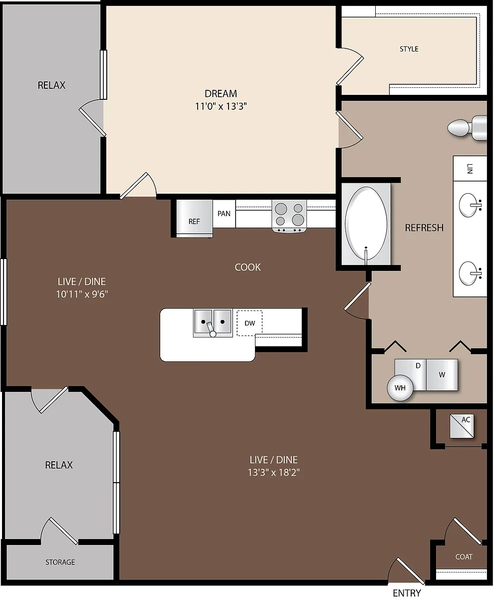 Floor plan A1C