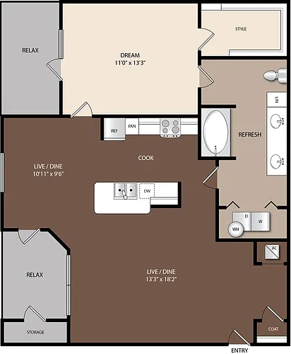 Floor plan A1C