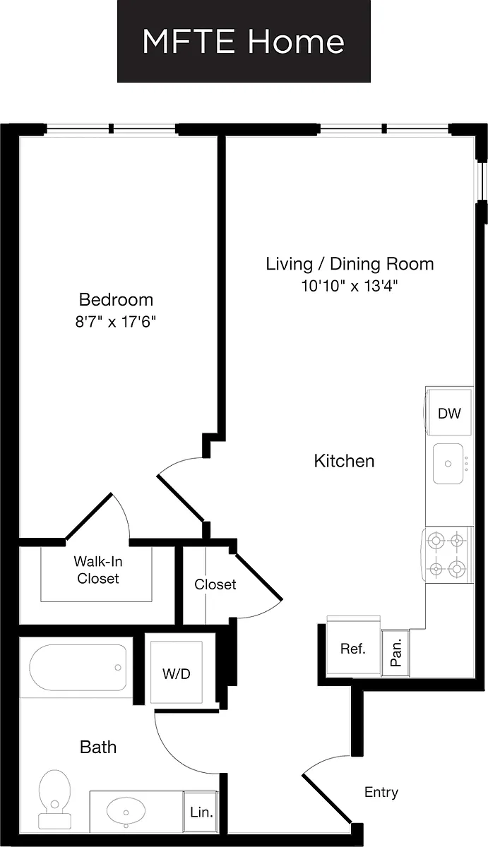 Floor plan A3 East- Income Restricted