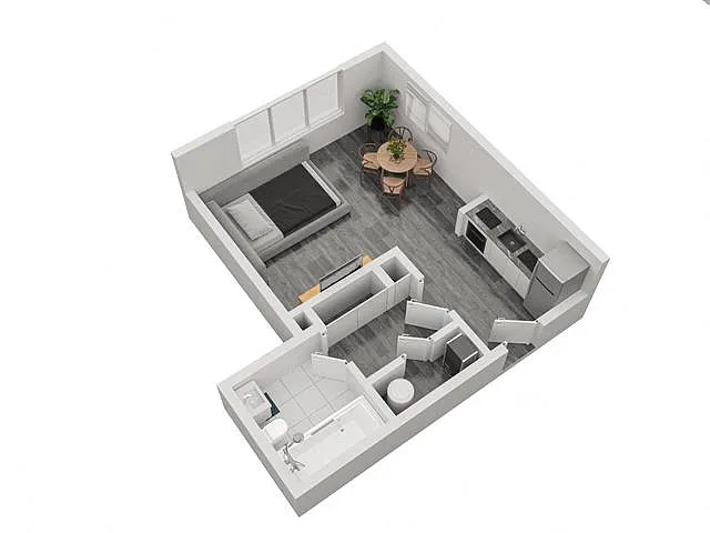 Floor plan Studio