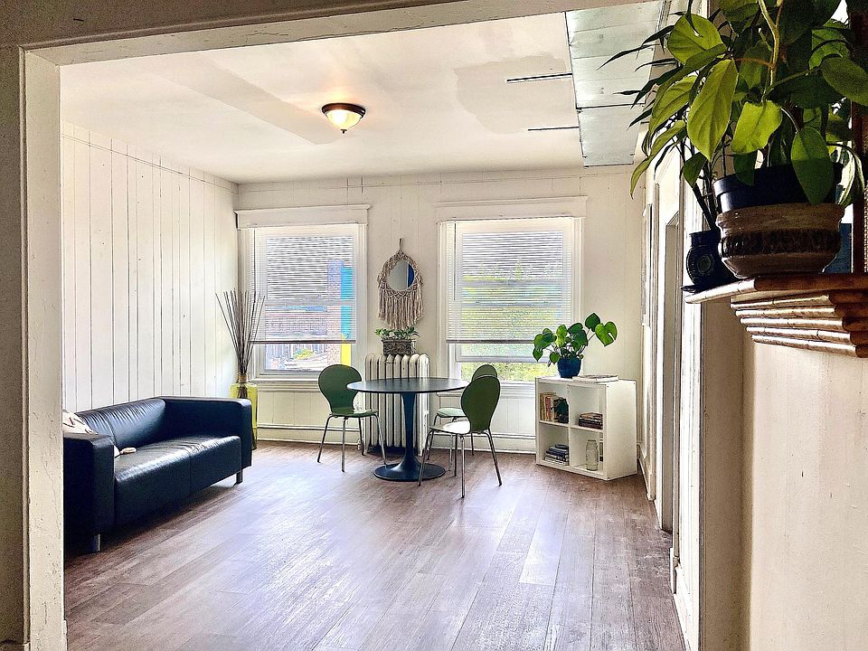 Living room with partial furniture sample