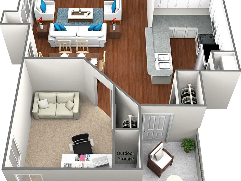 University Ridge Apartments — Photo 47