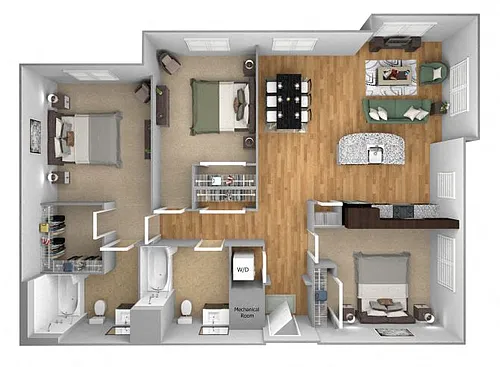 Floor plan C1