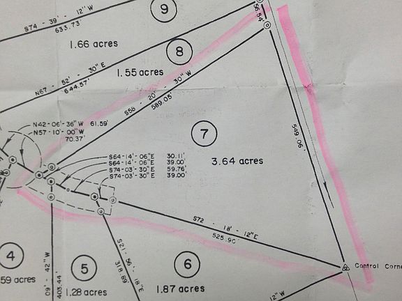 Plat of lot #7