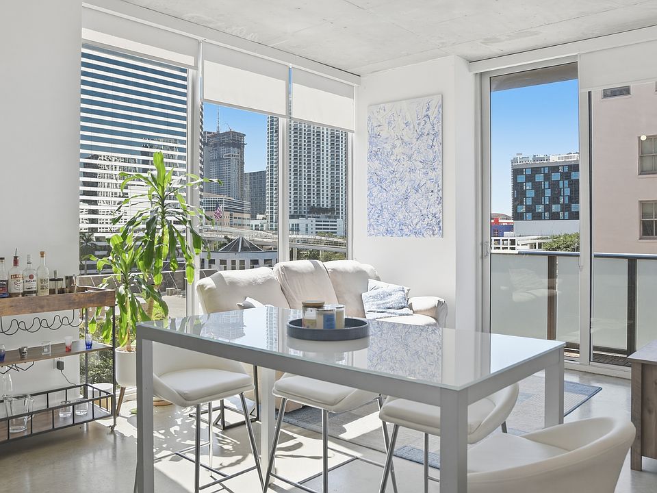 Fully furnished corner loft in the heart of Downtown Miami at Centro