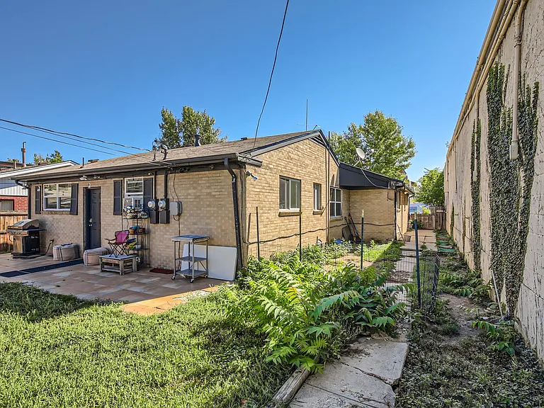Fully fenced yard