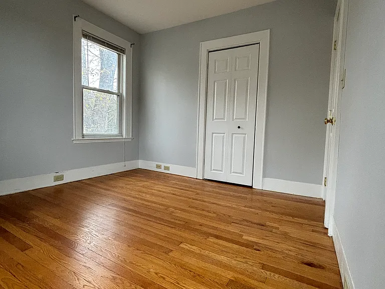 Bedroom with closet.