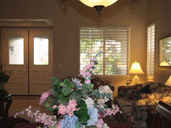 Entry door is elegant yet comfortable