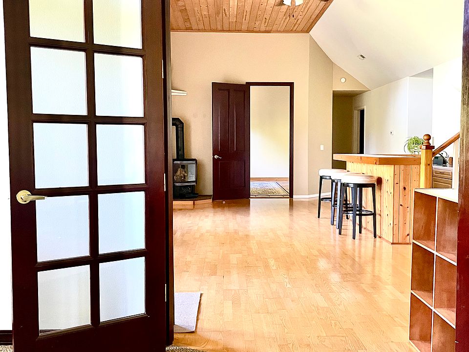 8ft french doors connecting oversized rooms