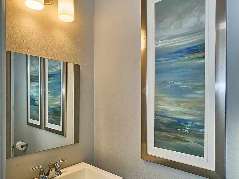Powder room on the main floor.