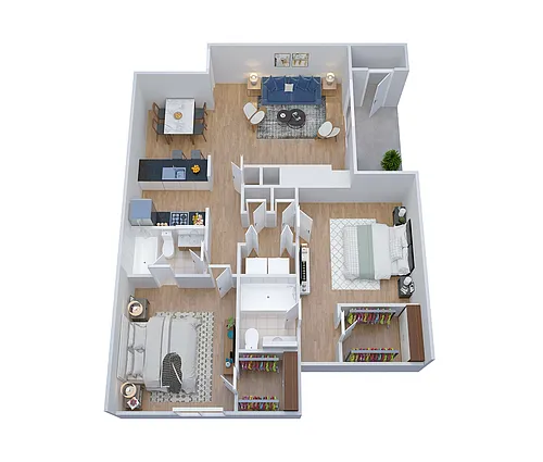 Floor plan Potomac Renovated