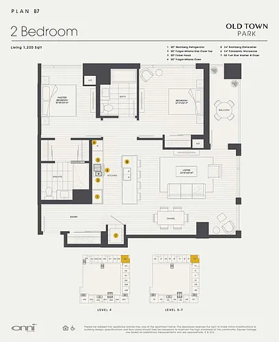 Floor plan Plan B7