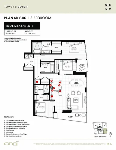 Floor plan Boren Sky6