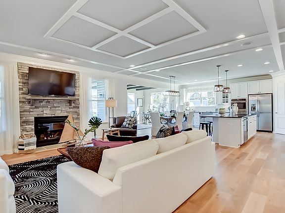 Cozy great room with fireplace