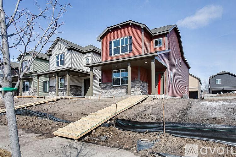 Front of the house... Lawn and everything is finished now, so looks different than what the picture shows.