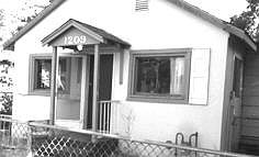 Front of cottage