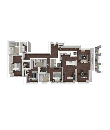 Floor plan PH16