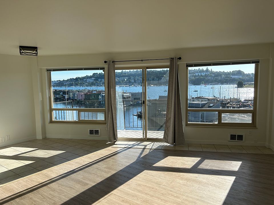 Expansive Unimpeded Lake Uniion Views With Tons of Light