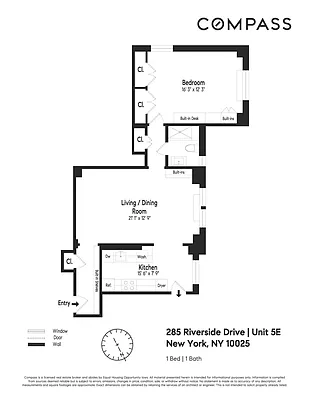 285 Riverside Drive #5E in Upper West Side, Manhattan | StreetEasy