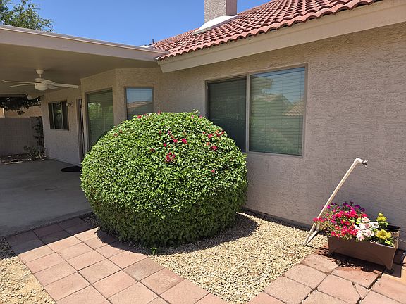 Back Yard with small garden for Mom